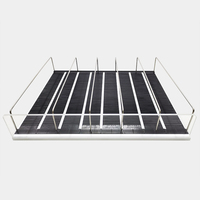 Étagère à rouleaux à alimentation par gravité OFL pour réfrigérateur à boissons - Taille et capacité personnalisables, installation pratique et facile