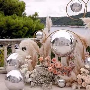 विशाल घटना की सजावट pvc बड़ी चमकदार गेंदों को इंफ्लेटेबल चमकदार चमकदार दर्पण गेंदों - Product Image 3