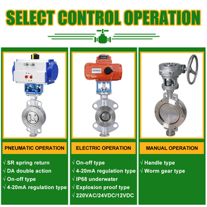 Válvula de Triple Offset SONGO DN100 de 4 Pulgadas, Cuerpo de Acero Inoxidable SS304 con Actuador Neumático - Product Image 5