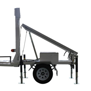 Long-Lasting Industrial Solar Trailer with MPPT <b>Controller</b> and Lithium Ion Battery - Product Image 2