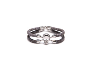 Pulsera de Lujo Premium con Calavera en Acero Inoxidable 316L, Chapada en Oro, Unisex, Joyería de Moda <span class=keywords><strong>VIYA</strong></span> - Product Image 3