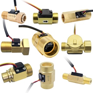เซ็นเซอร์วัดการไหลของน้ำแบบกังหันทองเหลืองทองแดง DN8-DN50 สำหรับโรงงาน  DC 3-24V 0.3-45 ลิตร/นาที แรงดัน 1.75MPa สำหรับเครื่องกรองน้ำ RO - Product Image 5
