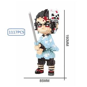 ชุดตัวต่อพลาสติกการ์ตูนมินิ งานแฮนด์เมด ตัวละครจากการ์ตูน ของเล่นแบบประกอบเอง ของขวัญ ของเล่นตัวต่อ - Product Image 4