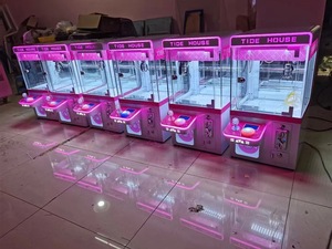 Mini máquina de Garra Para el hogar, centro de entretenimiento, juego de regalo Arcade que funciona con monedas, grúa de garra de Metal, idioma inglés - Product Image 5