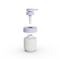 Botellas de PET de 300ml y 500ml, Redondas, para Champú y Gel de Ducha, con Bomba Dosificadora, Envases para Productos de Belleza