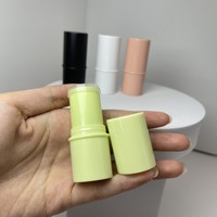 Tube de baume à lèvres miniature personnalisé en gros, 6g, vert, rose, blanc, noir, tube de baume à lèvres vide, logo personnalisé, tube de fond de teint en stick