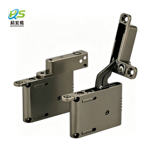 Zinc Air Hinge 42x58mm 25kg Closet Big Door Kitchen Hardware Hydraulic Bathroom Concealed Bld-ah01 180 Degree Opening Full - Product Image 1