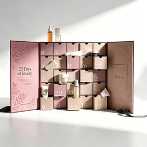 <span class=keywords><strong>Calendrier</strong></span> <span class=keywords><strong>de</strong></span> <span class=keywords><strong>l</strong></span>'<span class=keywords><strong>Avent</strong></span> <span class=keywords><strong>de</strong></span> Noë<span class=keywords><strong>l</strong></span> personnalisé à double porte en matériaux recyclés pour les <span class=keywords><strong>soins</strong></span> <span class=keywords><strong>de</strong></span> la peau, boîte cadeau rigide avec fermeture magnétique - Product Image 4