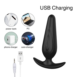 Vibrator Anal untuk pria Remote kontrol nirkabel steker bokong silikon untuk steker Gay mainan seks untuk wanita produk dewasa pemijat prostat - Product Image 4