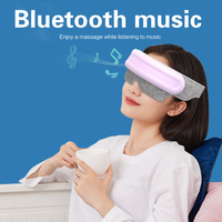 Luftdruckvibration digitales Augenmassage-Gerät mit Wärmekompression sichtbare Augenpflege-Maske mit Musik