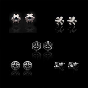HE0059 Pendientes Punk de Moda para Hombre, Gancho Sencillo Distintivo con Mariposa Desmontable, Pendientes con Gancho Inspirados <span class=keywords><strong>en</strong></span> Hip Hop - Product Image 3