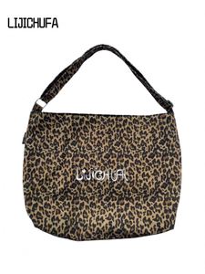 Bolsa de Compras de Lona de Algodón con Estampado de Leopardo Retro Personalizada, Bolsa de Gran Capacidad con Transferencia Térmica - Product Image 6