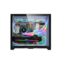 AntarcChill Manufacturers Custom Computer Case Gaming Casing Cabinet Desktop Pc Case MATX ITX Chassis Computer Tower Pc case