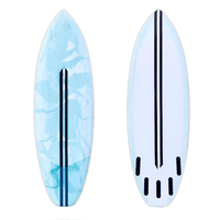 Planche de Surf Shortboard 6 Pieds en Mousse EPS, Tissu de Fibre de Verre et Résine Époxy pour Adultes, Idéale pour l'Été et la Plage