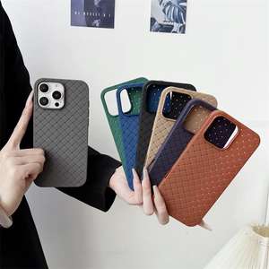 Pour Infinix Hot 50i étui de dissipation thermique Slim Candy Weave texture couverture arrière pour iPhone 11 12 13 14 15 16 pro max <span class=keywords><strong>coque</strong></span> de téléphone - Product Image 6