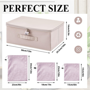 Bolsa de almacenamiento discreta con cerradura para adultos, organizador de almacenamiento, Protección de Privacidad, bolsa de almacenamiento de juguetes, bolsa de almacenamiento para juguetes privados - Product Image 2