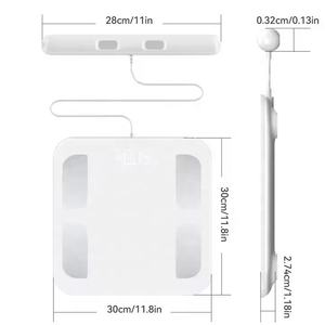 YY Composition de graisse corporelle salle de bain personnelle pesant Portable 8 points graisse intelligente <span class=keywords><strong>pas</strong></span> <span class=keywords><strong>cher</strong></span> humain électronique intelligent balance numérique - Product Image 2