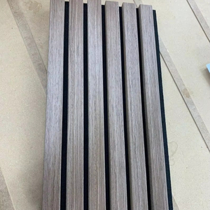 Waterproof PVC Bamboo Wood Plastic Composite WPC Wall Panel with 3D Effect <strong>for</strong> Hotel <strong>Interior</strong> &amp; Living Room Decor Wall Sheets - Product Image 1