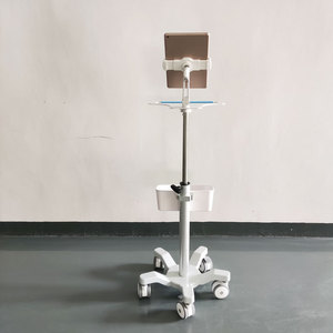 Factory direct sales of portable mobile medical care trolley <b>stands</b> for iPad <b>tablets</b>. - Product Image 4
