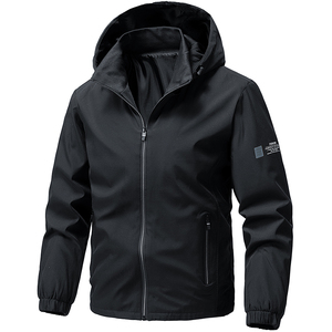 Người Đàn Ông Của Sang Trọng <span class=keywords><strong>Softshell</strong></span> Áo Khoác Cho Mùa Thu Thể Thao Không Thấm Nước Windproof Thoáng Khí Mui Xe Dây Kéo Đóng Cửa In Thiết Kế Cho Đi Bộ Đường Dài - Product Image 5