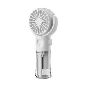 Ventilateur portable pliable avec pulvérisation de brume, rechargeable par USB, ventilateur de refroidissement portable, logo personnalisé pour cadeaux promotionnels - Product Image 2