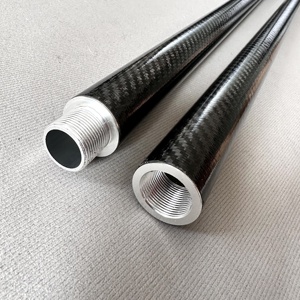 Tubo de <span class=keywords><strong>Fibra</strong></span> de Carbono de Gran Diámetro, Tubo de <span class=keywords><strong>Fibra</strong></span> de Carbono 3K Personalizado - Product Image 1