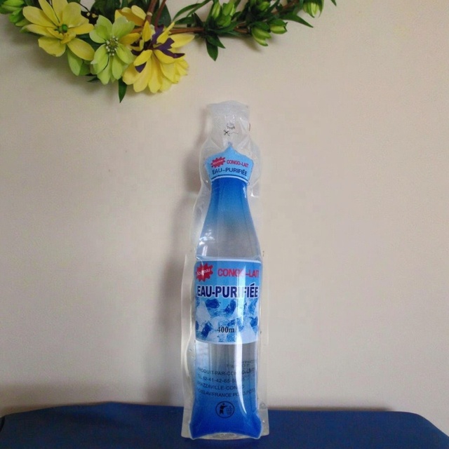 400ml BOPP Plastic Water Laminated Bottle UV Heat Seal Handle Gravure Printing Aseptic Juice Beverages Industry Packaging