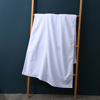 Ensemble de serviettes de bain de luxe modernes pour hôtel 5 étoiles, écologiques, bio, spa, durables, avec logo brodé, en coton doux, confortables, blanches, idéales comme cadeau
