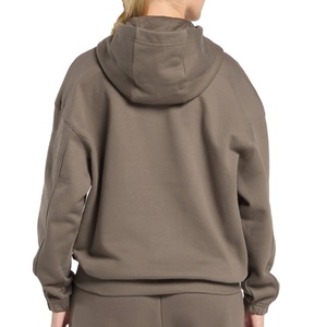 Trendy Brand New Loose Autumn Winter Plus Size Custom Logo Printed 100% Cotton <b>Workout</b> Women's Long Sleeve <b>Hoodies</b> - Product Image 3