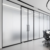 Cloison en verre intelligent à haute transmission, panneau de verre PDLC à gradation, pour bureaux haut de gamme, suites d'hôtels, projets résidentiels de luxe