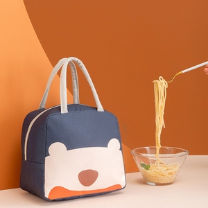 Sac Isotherme de Déjeuner à Motif Dessin Animé avec Fermeture Éclair, Imperméable, Portable, Isolant, pour Adultes et Enfants, École, Voyage, Écologique, Durable - Product Image 1