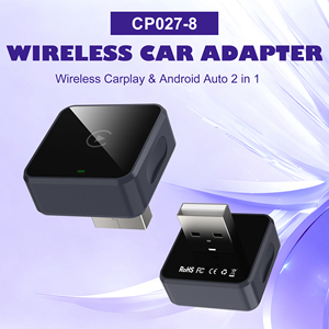 CarPlay inalámbrico universal sin costuras Android Auto adaptadores con Plug & Play Auto-Connect para coches vehículos con cable CarPlay - Product Image 2