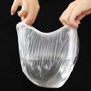 Bonnet de douche jetable de luxe en maille élastique non tissée, transparent et imperméable, pour extensions de cils - Product Image 6
