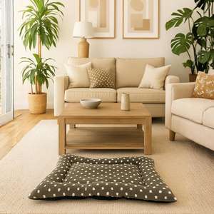 Cuccia morbida per cani e gatti Yommy, stile culla, con motivo a pois, per uso interno. - Product Image 5