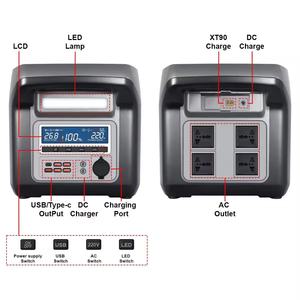 Best Portable <b>Solar</b> Power <b>Generators</b> 1000W 1500W 2000W Portable Power Station - Product Image 3