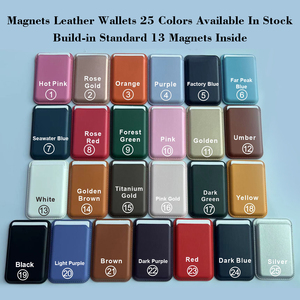Portefeuille Téléphone Magnétique en Cuir Premium Original avec Logo Imprimé Personnalisé et Portefeuille Porte-Cartes Magnétique pour iPhone - Product Image 5