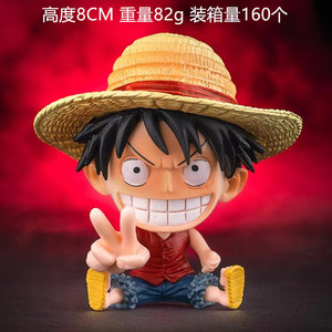 <span class=keywords><strong>Figura</strong></span> de PVC de Anime de 8 cm, 1 Pieza, Luffy, Zoro, Nami, Boa, <span class=keywords><strong>Sabo</strong></span>, Sanji, Law, Chopper, Cabeza Grande, Dibujos Animados Japoneses, Juguete Coleccionable, Estatua - Product Image 4