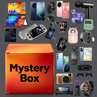 Boîte mystère électronique 2 pièces : Cadeau surprise avec smartphone 5G, montre connectée, écouteurs, tablette et gadgets technologiques aléatoires de grande valeur