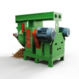 ZZCHRYSO Bio yakıt saman pirinç kabuklu cips çim boşa ahşap talaş biyokütle ahşap pelet üretme makinesi satılık