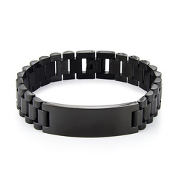 W1,5 cm L21 cm Noir vierge
