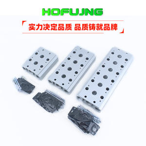 Base de vanne solénoïde pneumatique 4V310/410, collecteur série 300/400M, 1F2F3F4F5F6F7F8F9F10F positions pour le contrôle du gaz et de l'eau, OEM - Product Image 2