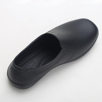 Chaussures de travail de cuisine pour hommes, résistantes à l'usure, antidérapantes, imperméables, avec semelle en EVA, type botte et chaussure de cuisine, pour l'été