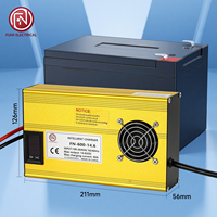 Chargeur de batterie lithium 600W 71.4V 8A, charge rapide intelligente, arrêt automatique, pour stockage d'énergie, batterie lithium pour chariot élévateur