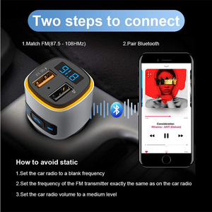 เครื่องเล่น MP3 ในรถยนต์รุ่นใหม่ปี 2024 บลูทูธ 5.0 ช่องเสียบ USB ชาร์จเร็ว ตัวส่งสัญญาณ FM ที่ชาร์จในรถยนต์ QC 3.0 - Product Image 6