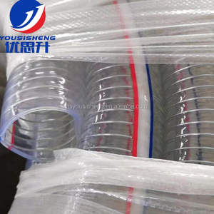 <span class=keywords><strong>Tuyau</strong></span> renforcé de fibres de PVC <span class=keywords><strong>tuyau</strong></span> d'eau du robinet <span class=keywords><strong>tuyau</strong></span> d'eau en plastique Transparent <span class=keywords><strong>tuyau</strong></span> de maille de fibre de jardin doux - Product Image 1