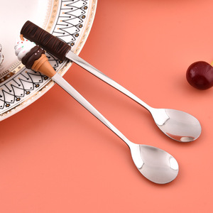 Ensemble de couverts en acier inoxydable pour enfants, <span class=keywords><strong>cuillère</strong></span> <span class=keywords><strong>à</strong></span> dessert, couverts de dessin animé, compatibles lave-vaisselle - Vente chaude - Product Image 4