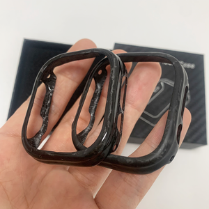 Nueva Funda Protectora Delgada de Fibra de Carbono Real de Lujo 2026, Resistente a Impactos, para Relojes Serie 7, 8, 9, 10, <span class=keywords><strong>SE</strong></span>, iWatch - Product Image 4