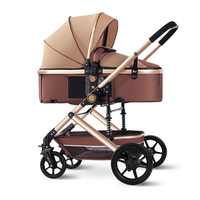 Poussette pliable multifonctionnelle 3 en 1 de style européen Z3 pour bébé