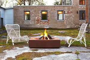 Metal Rectangle Gas <b>Fire</b> <b>Pit</b> Indoor Outdoor <b>Fire</b> <b>Pit</b> Gas Powered <b>Fire</b> <b>Pit</b> - Product Image 3