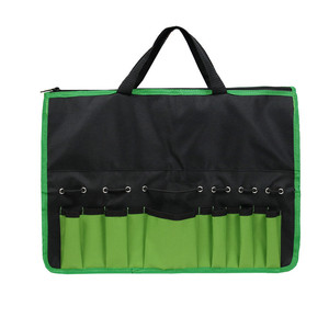 Mydays <b>Garden</b> <b>Tool</b> Roll 5-9 Pockets Multi Compartment <b>Tool</b> <b>Storage</b> Bag For Outdoor Use - Product Image 3